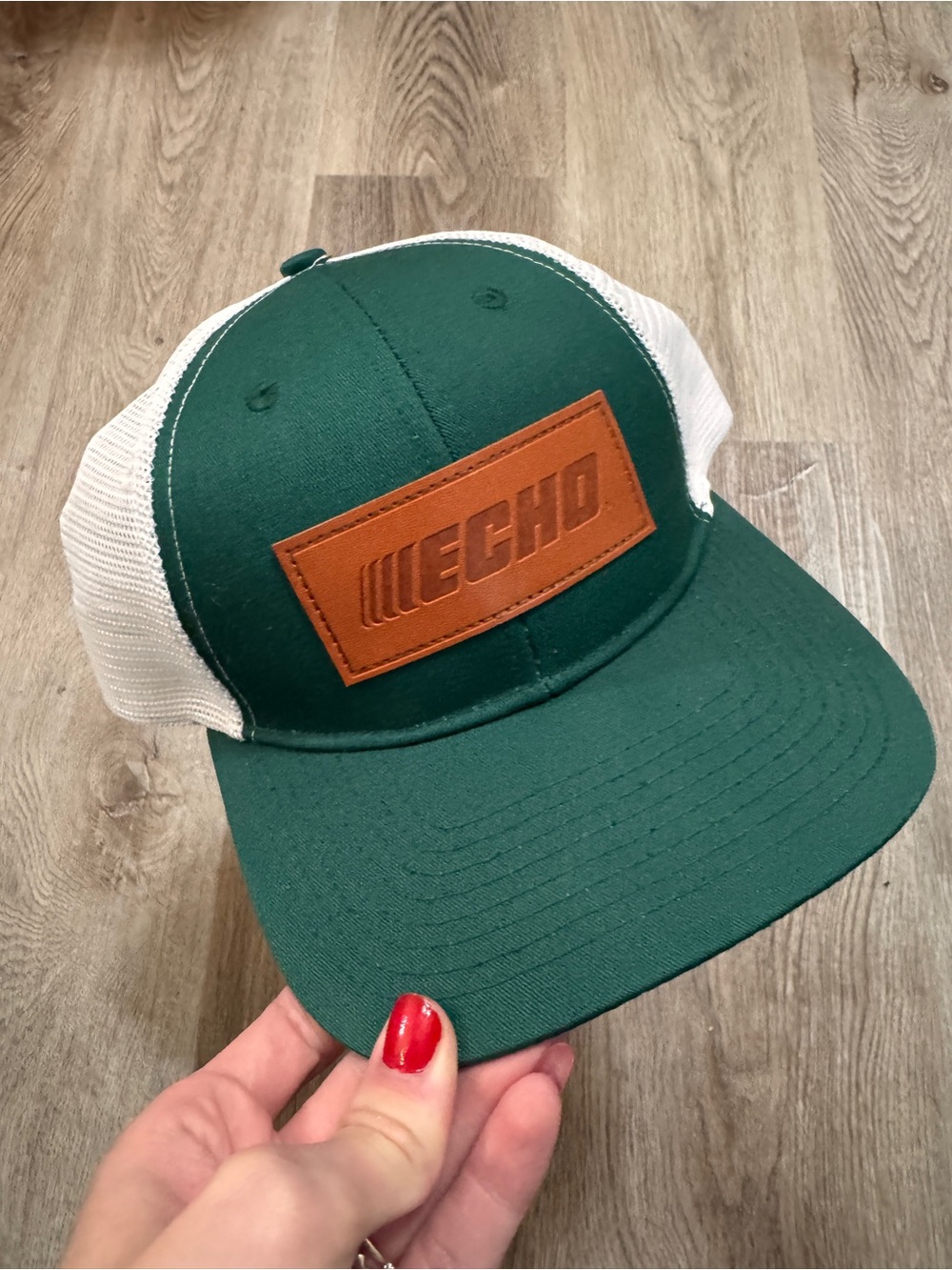 Echo Outdoor Power Equipment Green SnapBack Mesh Hat NEW